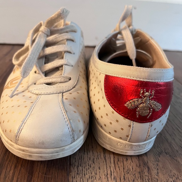 GUCCI white sega Falacer bowling sneakers - Picture 2 of 5